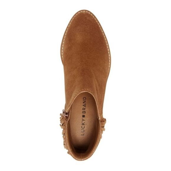 Lucky Brand Womens Freedah Suede Fringe Ankle Boots‎ Size 7 - Picture 10 of 10